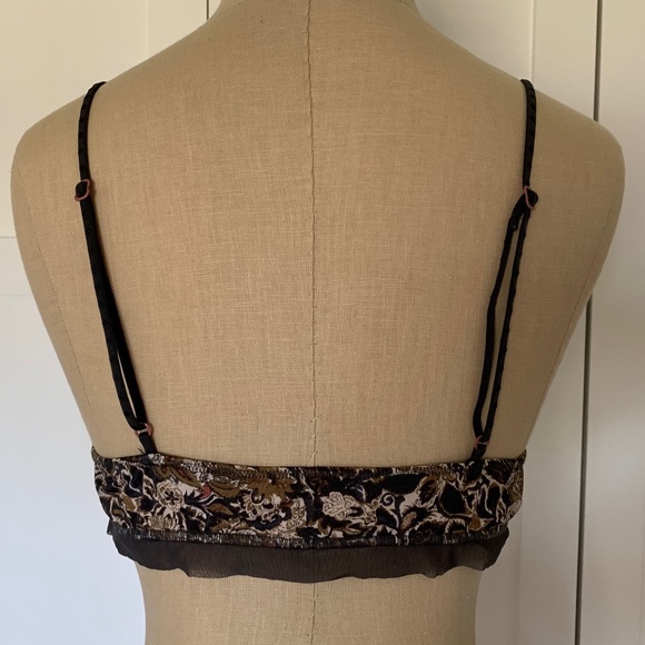 FREE PEOPLE INTIMATELY ON THE EDGE PRINT BRALETTE - Picture 6 of 14